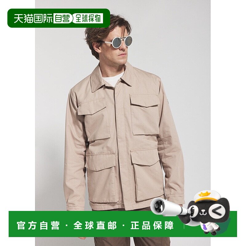 自营欧洲直邮Pyrenex Field男士浅褐色轻薄外套羽绒服夹克