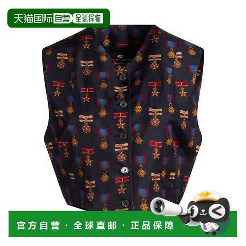 香港直邮Etro 艾特罗 女士 背心 blue蓝色 舒适时尚