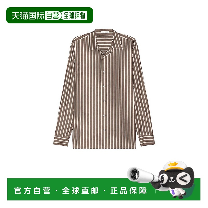 1h可退 香港直邮Simkhai 男士 Hendrix 衬衫 5242006MENSTRIPE