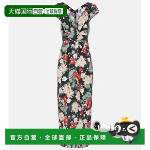 花朵棉质中长连衣裙包臀裙 Carey 香港直邮RIXO 女士