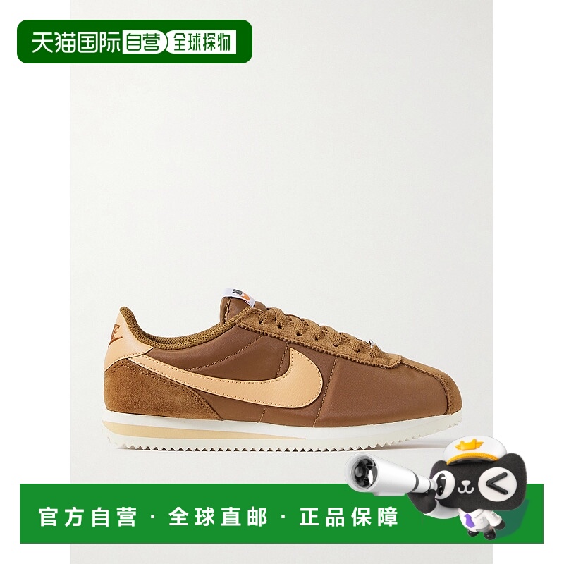 1h可退 香港直邮Nike 耐克 女士 Cortez shell 绒面革皮革边运动