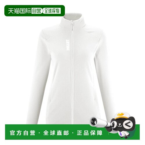 自营欧洲直邮MILLET觅乐 UBIC LIGHTGRID女士白色聚酯纤维抓绒衣