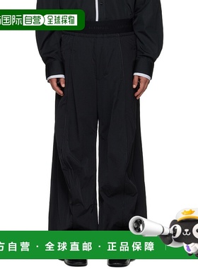 1h可退 香港直邮Tom Ford 汤姆 福特 男士 黑色 Knee Shape 长裤