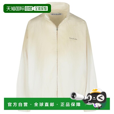 1h可退 香港直邮Acne Studios 艾克妮 男士 灰白色 Logo Zipper