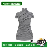 香港直邮Balmain 巴尔曼 女士 1h可退 垂褶針織上衣 FF0ALB05JL17