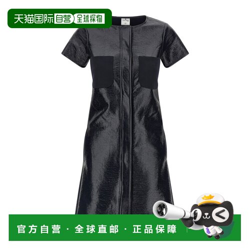 Courreges 短袖连衣裙 426CRO932VY0014 【付后1h可退】