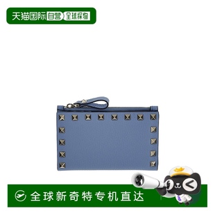 WP0605VSH 99新未使用 香港直邮Valentino 铆钉拉链卡夹