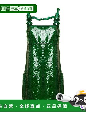 香港直邮Ganni 吊带亮片连衣裙 F7335