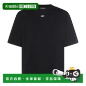 香港直邮off white 男士 1h可退 标志印花圆领T恤 OMAA120S26JER0