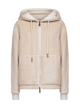 香港直邮MONCLER 女士西服 K20938G0001689AOF036 CO 白色 ZIP UP