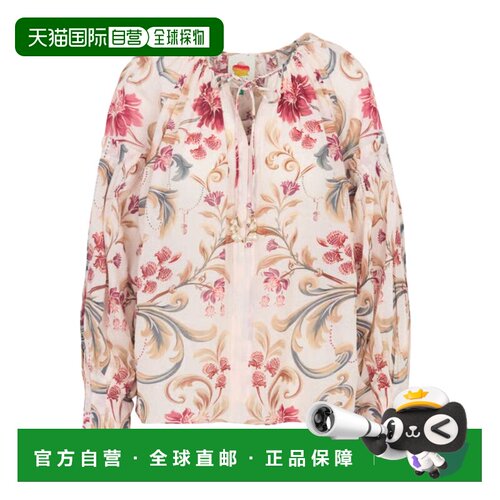 香港直邮FARM RIO 女士 FARM 里约多色衬衫 345086SNAKESCARVESBL