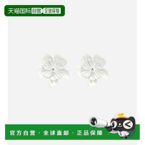 1h可退 香港直邮Chloe 蔻依 女士 花朵夹式耳环 white白色 舒适时