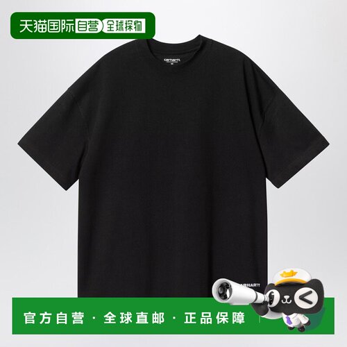 欧洲直邮CARHARTT WIP 男士T恤 I031373CO0D2XX SS2026 黑色