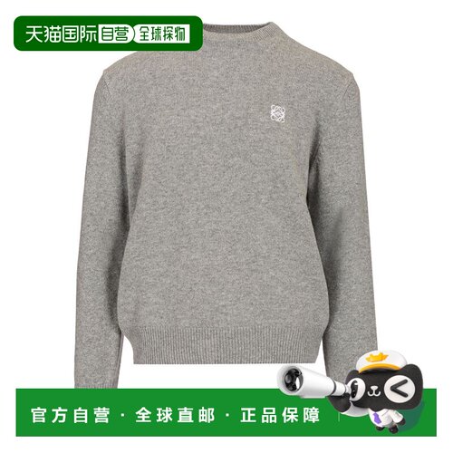 香港直邮LOEWE 男士针织衫 H526Y14KH11440 CO 灰色 长袖毛衣