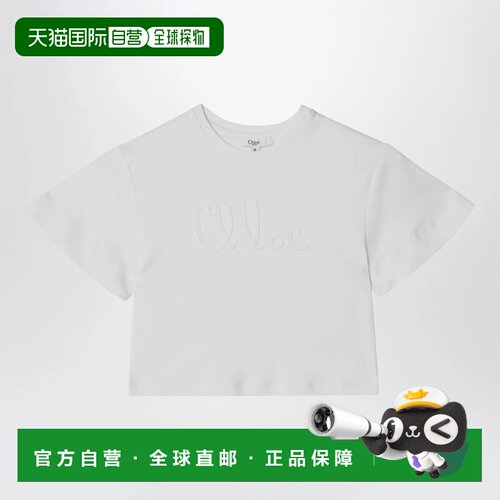 香港直邮CHLOÉ 女士T恤 C20858CO117 SS2026 白色【付后1h可退】