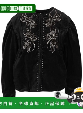 香港直邮Isabel Marant 花卉刺绣细节休闲夹克 VE0648FAD1J05I