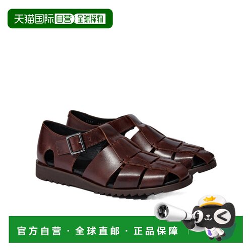 1h可退 香港直邮PARABOOT 男士凉鞋 PACIFICSPORTMARRONLISSEAMER