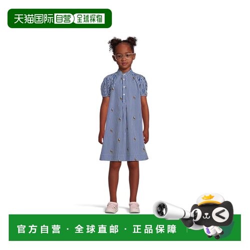 美国直邮PoloRalphLaurenPolo拉夫 劳伦女童连衣裙【付后1h可退】