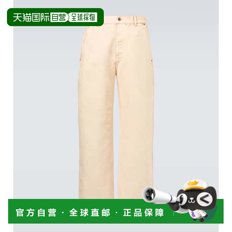 香港直邮LOEWE 罗意威 男士 棉质直筒长裤 beige米色 舒适时尚