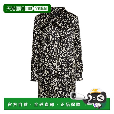 1h可退 香港直邮NILI LOTAN 女士 真丝连衣裙 black黑色 舒适时尚
