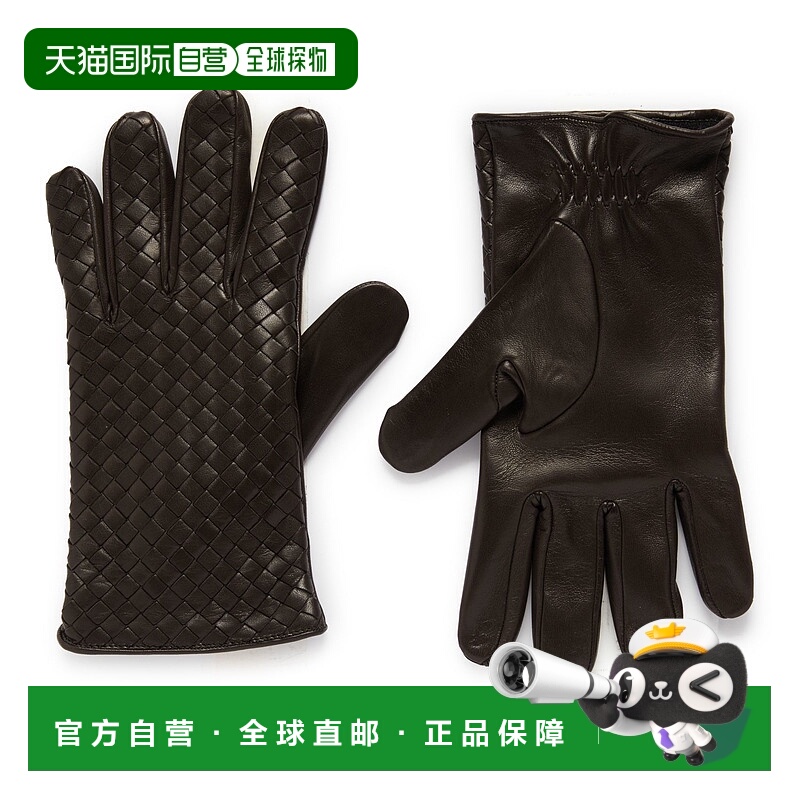 1h可退 香港直邮Bottega Veneta 葆蝶家 男士 Intrecciato 皮手套