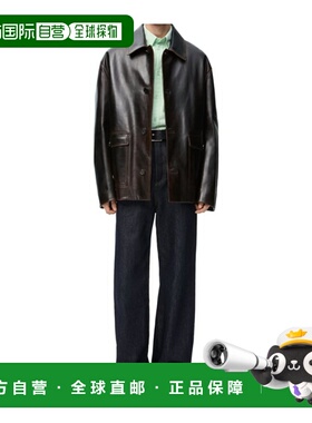 香港直邮Loewe 单排扣皮夹克 H526Y34L11罗意威男装皮衣