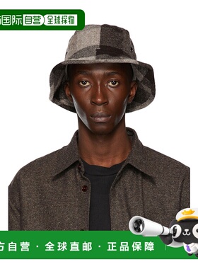 香港直邮Acne Studios 格子渔夫帽子 C40188潮流时尚 高级感正品