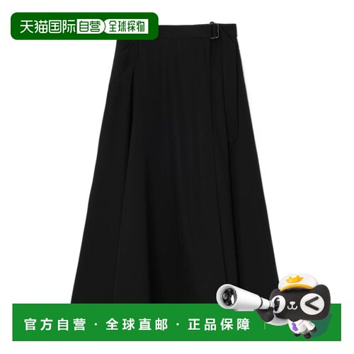 Burberry 羊毛斜纹中长裙 81302471