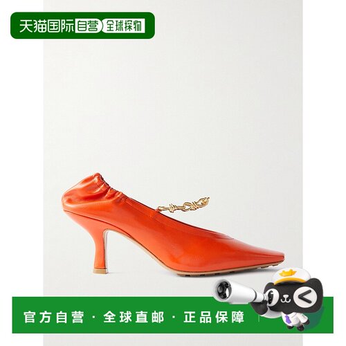 香港直邮Bottega Veneta 葆蝶家 女士 Melbourne 精饰上光起皱皮