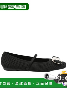 1h可退 香港直邮Salvatore Ferragamo 方头芭蕾舞平底鞋 01J212