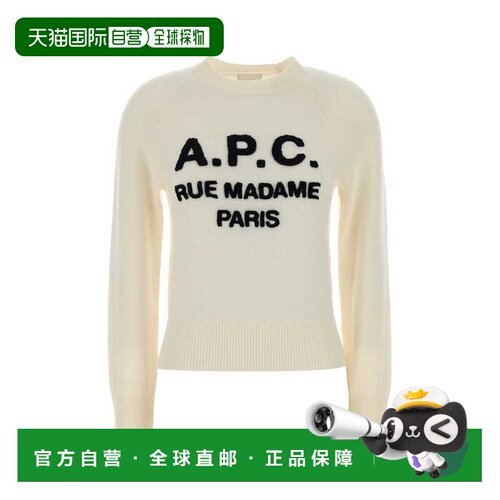 1h可退 香港直邮A.P.C. 女士针织衫 WVAXUF23501AAD AW2026 白色