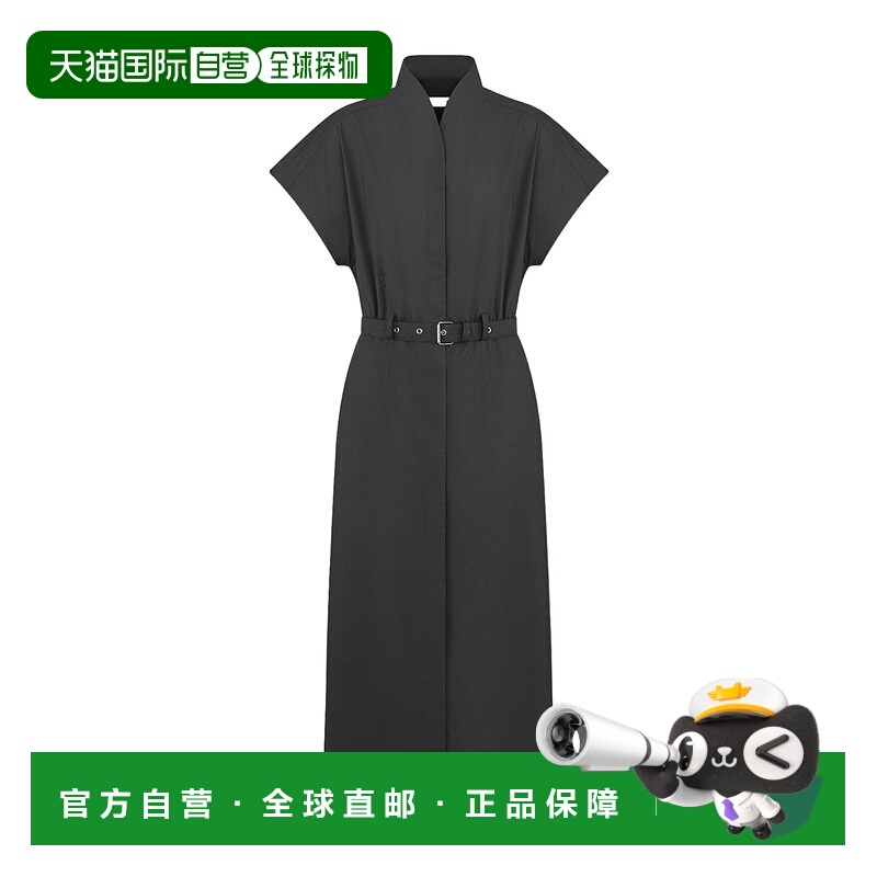 香港直邮Dior 系腰带中长连衣裙 547R82A3124
