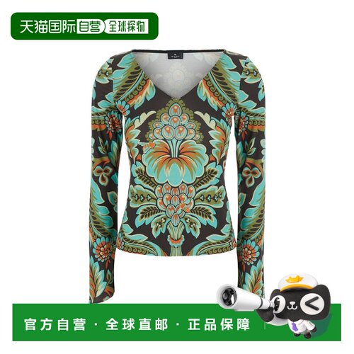 1h可退 香港直邮ETRO 女士T恤 WRJA015399IAD34X0810 AW2025 花色