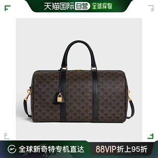 中号标志印花牛皮革旅行包 男士 思琳 欧洲直邮CELINE