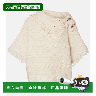 1h可退 香港直邮ISABEL MARANT 女士 Blanche 粗线针织棉混纺毛衣