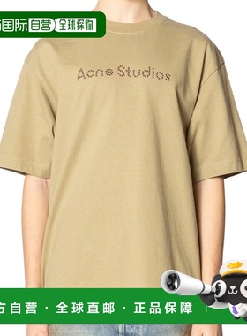 1h可退 香港直邮Acne Studios 艾克妮 男士 à à Clous 徽标T恤