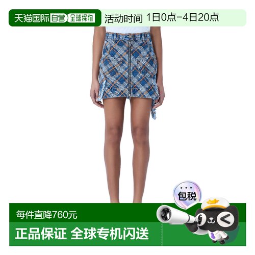 1h可退 Vivienne Westwood Sailor 牛仔迷你半身裙 19030016W01DA
