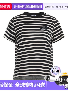 1h可退 香港直邮Red Valentino 红 华伦天奴 女士 T恤 black黑色