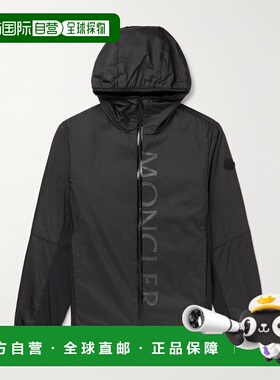 1h可退 香港直邮Moncler 盟可睐 男士 Ichiro 徽标印花带里衬尼龙