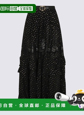 1h可退 香港直邮Self-Portrait 女士 Self-portrait 黑色半身裙 R