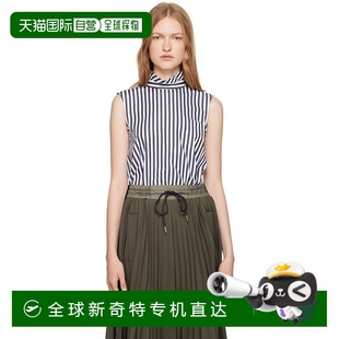 2407609 1h可退 海军蓝条纹上装 香港直邮Sacai colorful花 女士