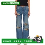 牛仔裤 香港直邮AMIRI Slash 蓝色 AWBMJE1010I 女士