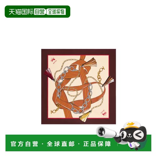 香港直邮CELINE 女士围巾 2AW902R51GGT7 SS2026 花色 方形丝巾