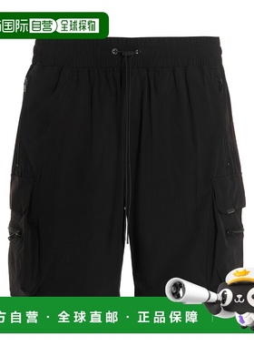 1h可退 香港直发represent男士黑色徽标短裤休闲百搭日常穿搭M090