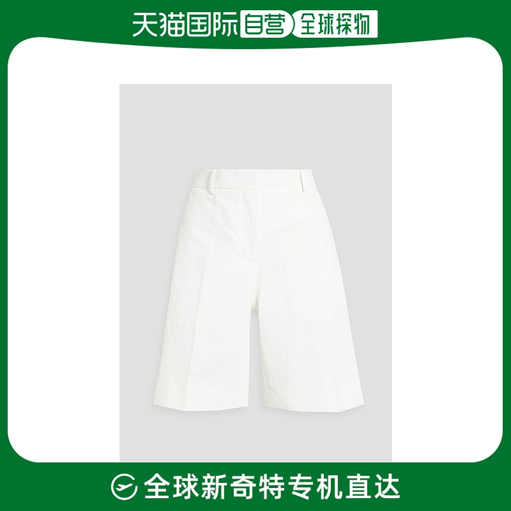 香港直邮Jil Sander 女士亚麻短裤