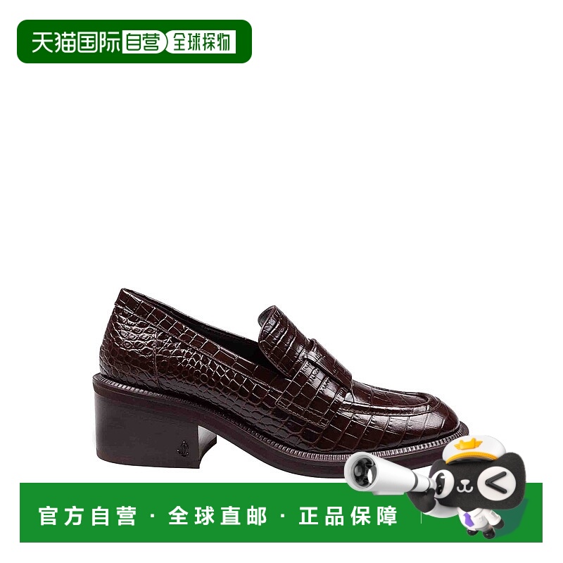欧洲直邮jimmy choo 女士 乐福鞋厚底高跟鞋单鞋一脚蹬