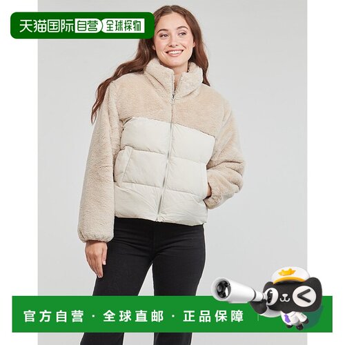 欧洲直邮Only 女士 ONLWANJA FUR PUFFER MIX JACKET CC OTW 羽绒