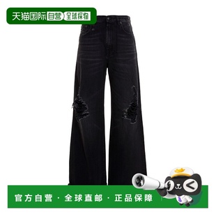 香港直邮R13 R13WD041394D394D 徽标仿旧牛仔裤