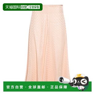 喇叭中长半身裙 1h可退 女士 芬迪 FQ7655AUQG伞裙 香港直邮Fendi