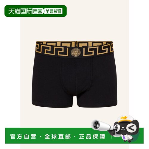 香港直邮VERSACE 男士内裤 100320844113000 CO 黑色 Boxer short